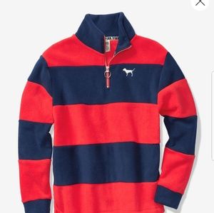 Victoria's Secret PINK Polar Fleece Quarter Zip XS